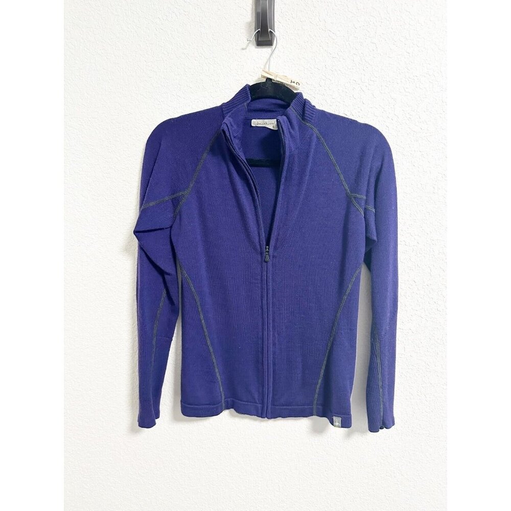 SmartWool Merino Wool Sweater Jacket Full Zip Long Sleeve Base Layer Small